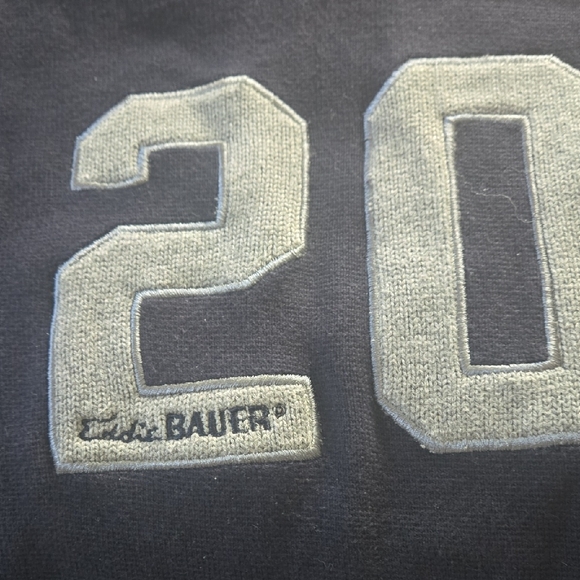 Eddie Bauer Dark Blue Crewneck Sweater with Number Design - Picture 2 of 4